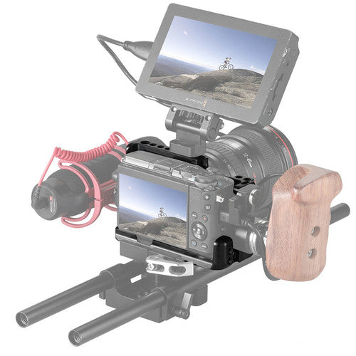 SmallRig Cage for Canon EOS M3 and M6 with Built-in Cold Shoe and NATO Rail- Model 2130