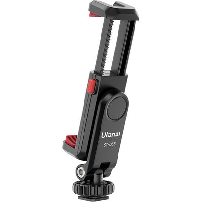 Ulanzi ST-06S Multi-Function Cold Shoe Smartphone Holder Mount for Camera or Tripod