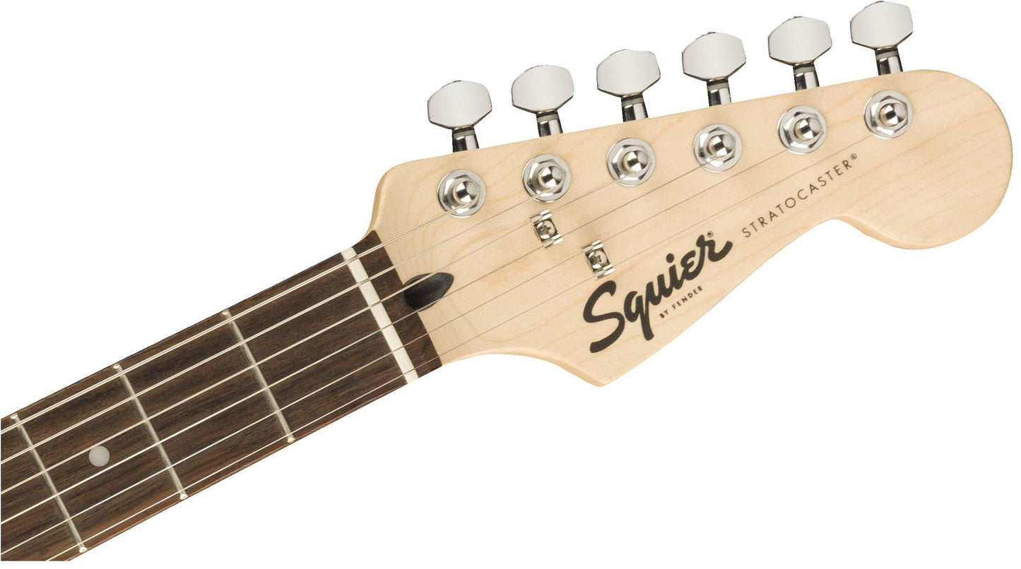 Squier by Fender Bullet Stratocaster Electric Guitar HSS Laurel with Tremolo Vintage-inspired Hardtail Bridge (2 Colors)