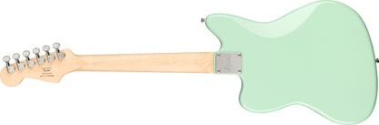 Squier by Fender Mini Jazzmaster HH Electric Guitar SQ MINI JAZZMASTER HH LRL with Maple Fingerboard 2 Humbucking Pickups (3 Colors)