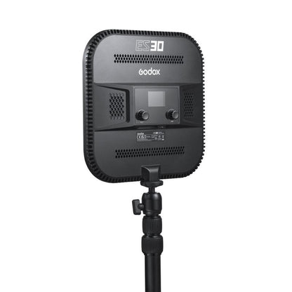 [CLEARANCE] Godox ES30 E-Sport LED Light Panel Kit with Desktop Mount Stand, Bluetooth, 2800-6500K Color Temperature for Livestream, Photography and Video