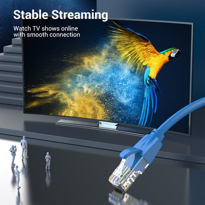[CLEARANCE] Vention CAT6 Ethernet 5M Round Cable UTP Patch 1000Mbps 250MHz Lan Network Wire Cord for Internet Router PC Modem