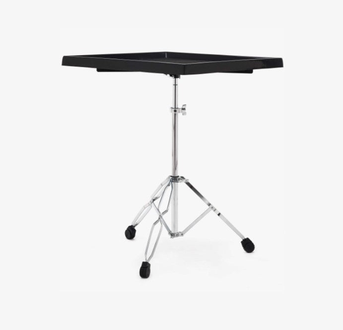 [CLEARANCE] Gibraltar 7615 Large Percussion Table and Stand with Adjustable Height, Durable Rugged Metal Tripod Base and Stout Double-Braced Legs with Rubber Feet