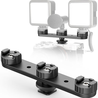 Ulanzi PT-23 Cold Shoe Expansion Bracket for Vlogging, Live Streaming, Video Walks