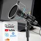 MAONO AU-HD300T HD300T USB and XLR Cardioid Condenser Dynamic Microphone with Zero-Latency and Volume Control for PC, Audio Interface, Ideal for Home Studio, Vocal, Podcast, Singing and Streaming