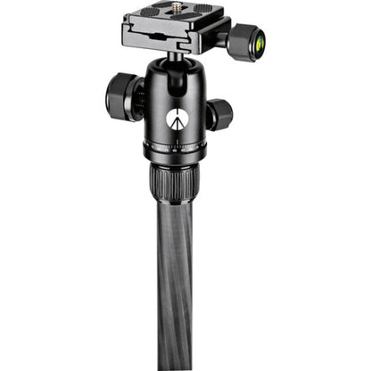 Manfrotto MKELES5CF-BH Element Carbon Fiber Aluminum Small Traveler Tripod for Photography, Vlogging (Black)