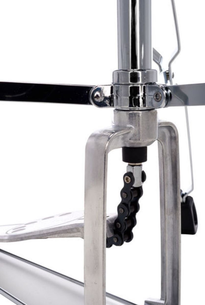 Pearl H830 Longboard Hi-Hat Cymbal Stand Double Braced Lightweight with Clutch Chain Drive Swiveling Legs