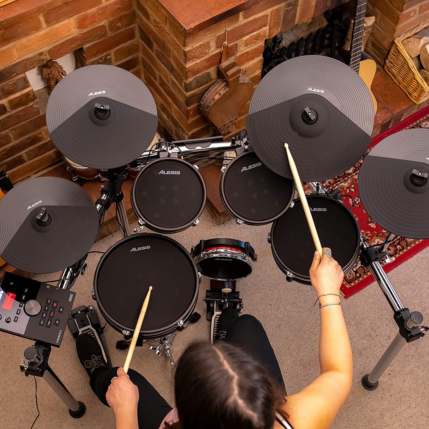 Alesis crimson deals electronic drum set