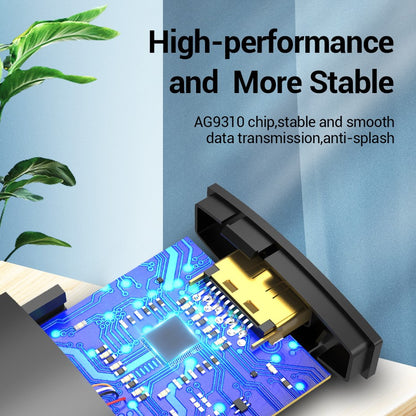 Vention USB Type-C to HDMI 1.4 Adapter 4K/30Hz with AG9310 Chip and Double-Shielding 0.15-Meters Cable for Smartphone/Laptop/TV/Projector (TDCBB)