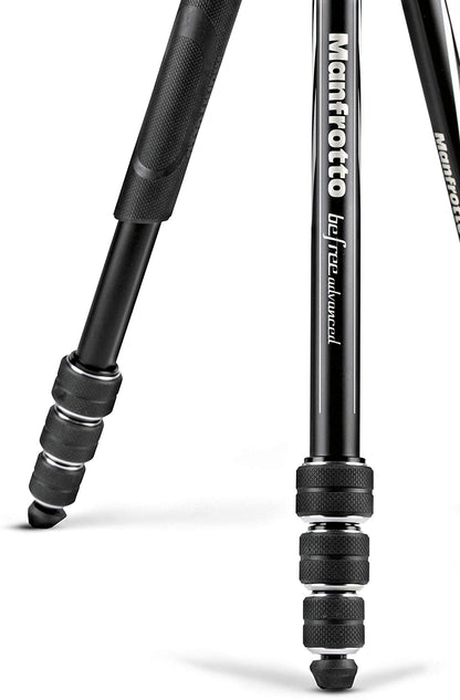 Manfrotto MVKBFRT-LIVE BeFree Live Aluminium Tripod Twist Leg Locks Video Head for Travelling, Vlogging, Photography