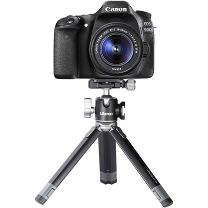 [CLEARANCE] Ulanzi MT-24 Two-Stage Camera Vlog Aluminum Universal Tripod with Ballhead for Vlog Vlogging, TikTok, Photography, Live Streaming, Zoom Meetings