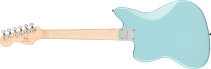 Squier by Fender Mini Jazzmaster HH Electric Guitar SQ MINI JAZZMASTER HH LRL with Maple Fingerboard 2 Humbucking Pickups (3 Colors)