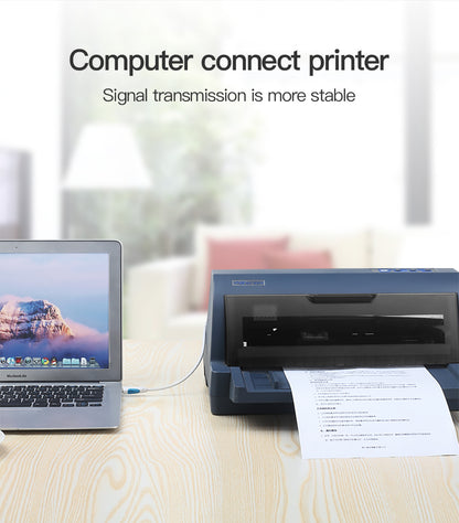 Vention USB 2.0 5M Male to B Male Aluminum Foil Metal Braided 480Mbps Printer Cable (VAS-A16)