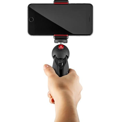 Manfrotto MKPIXICLAMP-BK PIXI Smart Mini Tripod with Universal Smartphone Clamp (Black)