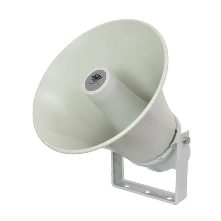 KEVLER HS-50S 13" 6W Aluminum PA Horn Speaker with 109dB Sensitivity, Built-In 100V Multi-Tap Transformer, 380Hz-8KHz Max Frequency and Clear Vocals