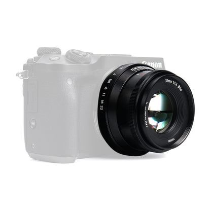 [CLEARANCE] 7Artisans 35mm f/1.2 II APS-C Format Prime Lens for Canon EF-M Mount Mirrorless Cameras