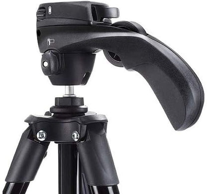 Manfrotto MKCOMPACTACN-BK Compact Action Aluminum 3.3Lb Tripod for Vlogging, Photography (Black)