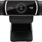 Logitech C922 Pro Stream Webcam 1080p 30fps Camera with Built-in Stereo Mic, 78 Degree Diagonal Field of View for HD Video Streaming and Recording for Office Work from Home Zoom Meetings