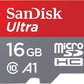 SanDisk Ultra 16GB A1 Micro SD Card SDSQUAR-016G w/ Adapter (98mb/s)