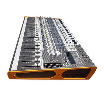 KEVLER MIX-20BT 20-Channel Compact Bluetooth Mixer with 16 Microphone/Line, 2 Stereo Input and 2 AUX Output, 3 Band EQ with USB / MP3 Function and 99 DSP Effects | Mix Series