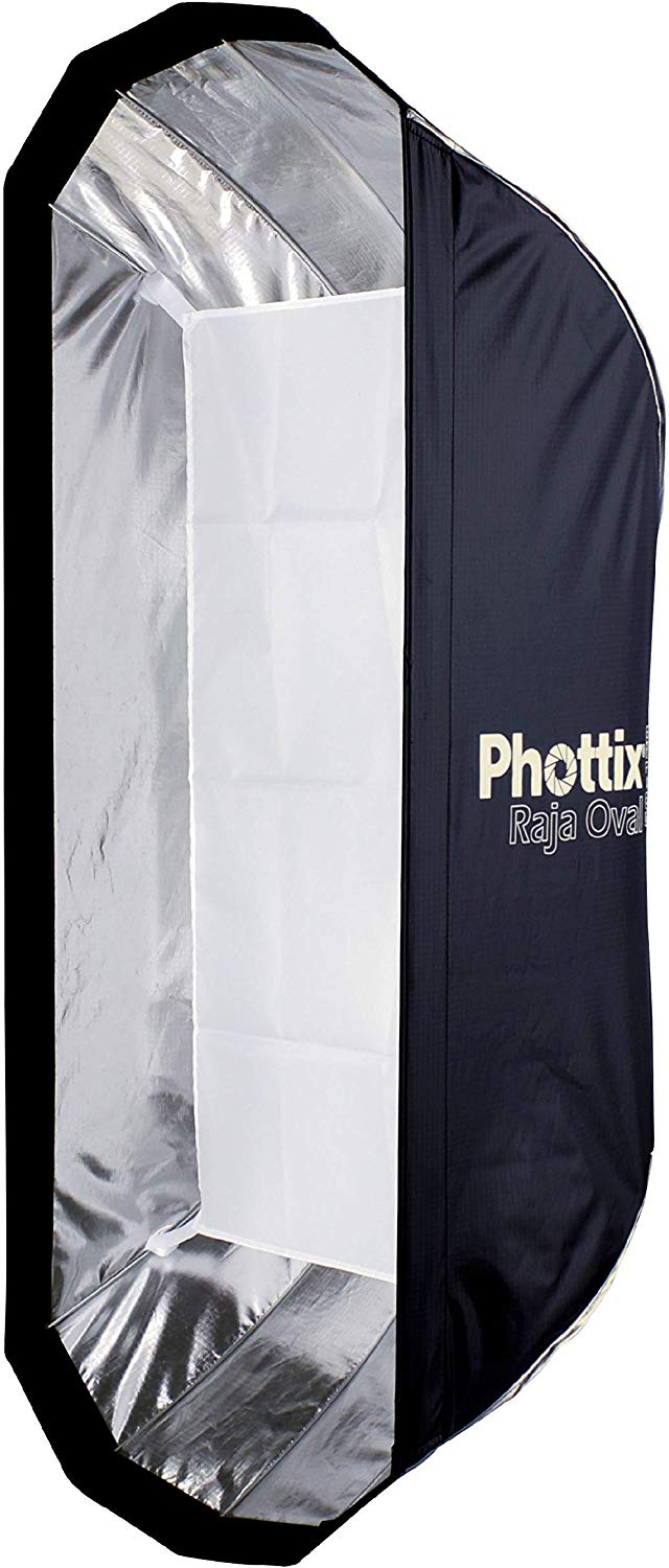 Phottix Raja Oval Quick Folding Softbox 50x120cm or 20x47 Inches