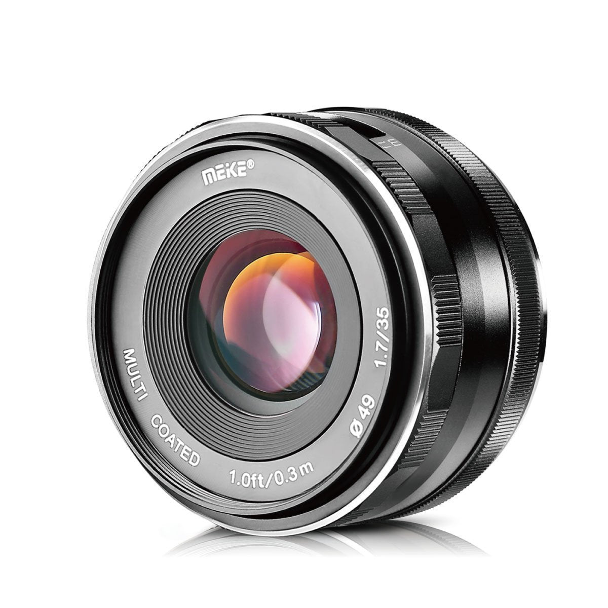 Meike MK-35mm 35mm F1.7 Large Aperture Manual Focus Fixed Lens for Canon EF-M EOS M1 M2 M3 M5 M6 M10 M100