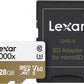 Lexar Professional 1000x 128GB microSDXC UHS II Card with SD UHS-II adapter LSDMI128CB1000A