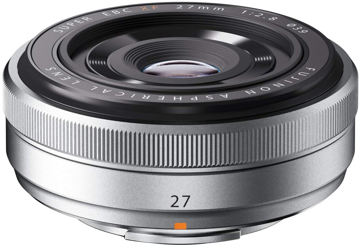 Fujifilm Fujinon XF 27mm f/2.8 X-Mount Mirrorless Camera Lens (Silver)
