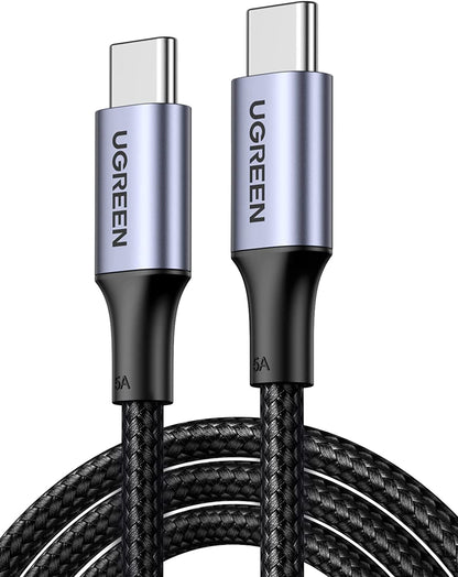 [CLEARANCE] UGREEN 100W PD USB-C 3.2 Gen 2 Data and Charging Cable with 5A Fast Charge 4K 60Hz Video and 10Gbps File Transfer Speed (1M) | 80150