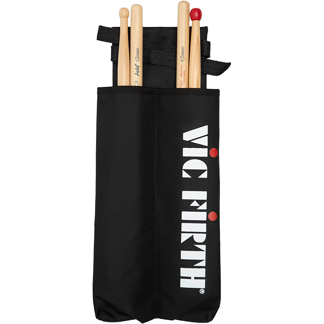 Vic Firth Marching Stick Bag Lightweight Water Resistant Drum Sticks Case (1 Pair, 2 Pairs) | MSBAG, MSBAG2