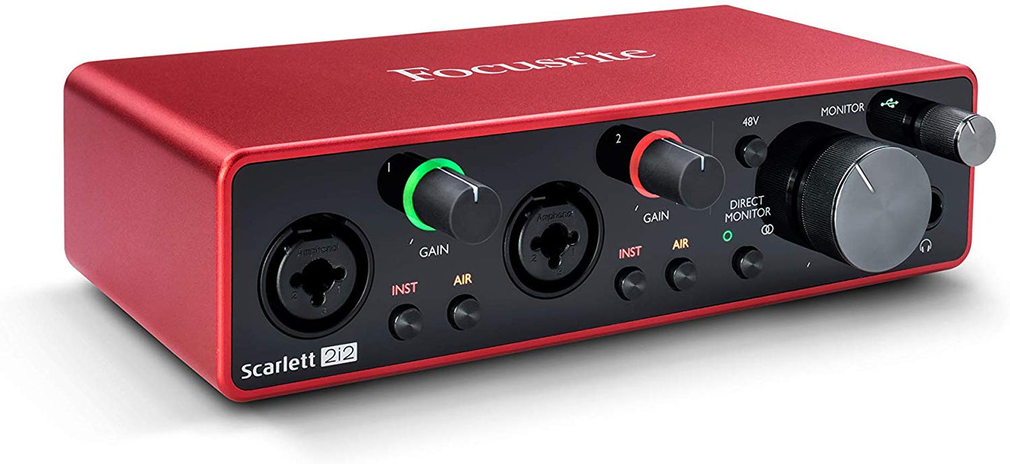 Focusrite Scarlett 2i2 (2nd Gen) USB Audio Interface for sale online