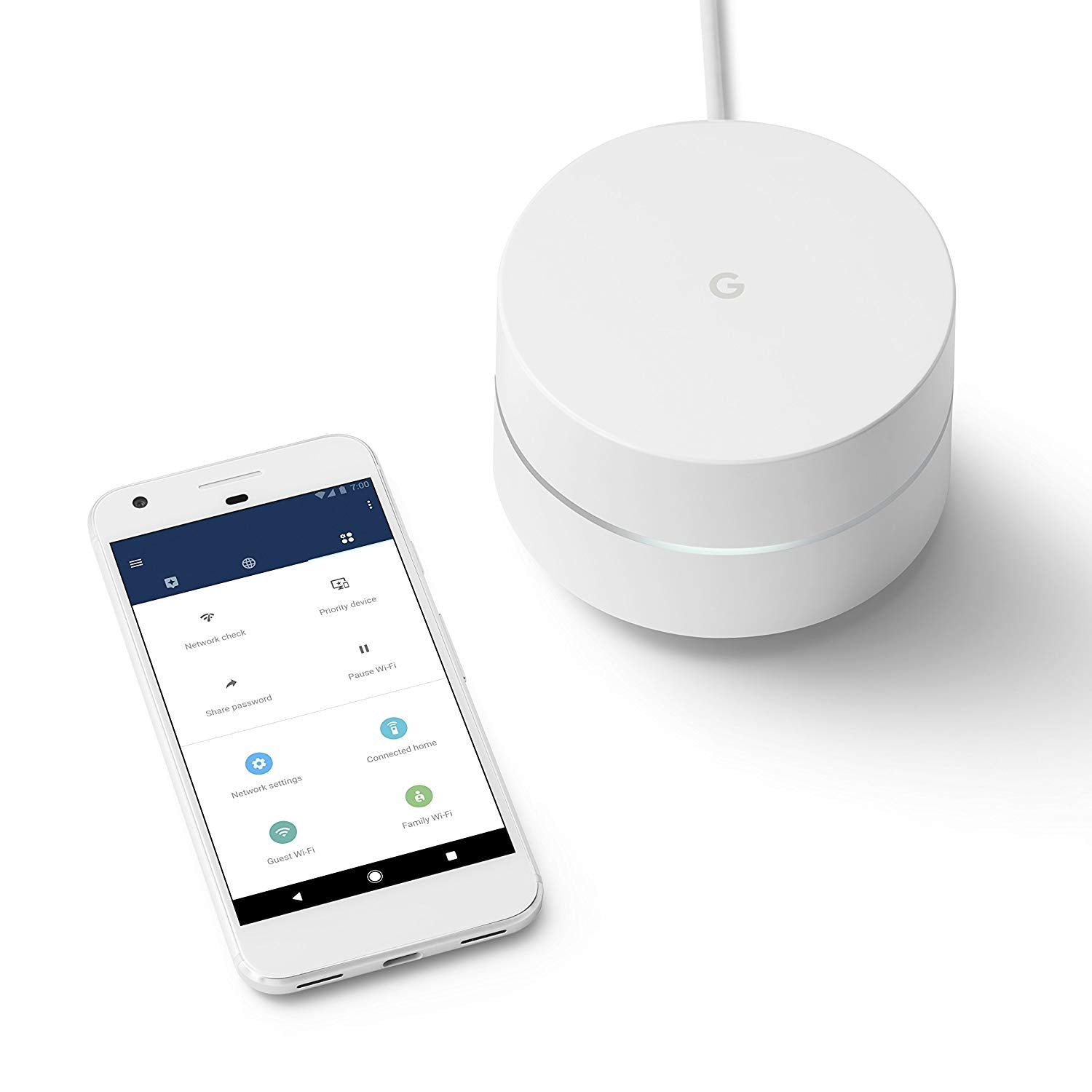 Google Wifi - AC1200 - Mesh WiFi System - Wifi Router - 4500 Sq Ft Coverage  - 3 pack