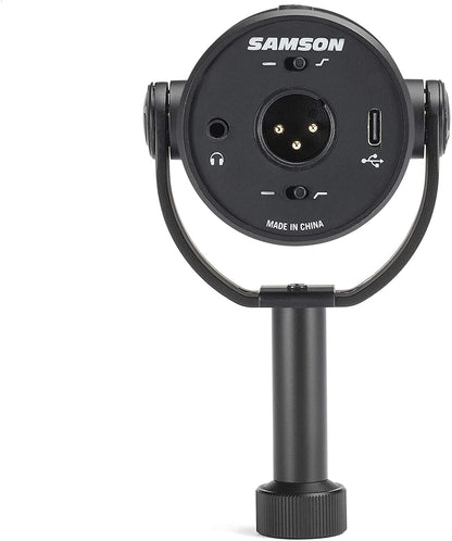 Samson Q9U Professional USB/XLR Dynamic Broadcast Microphone Podcast Music Recording