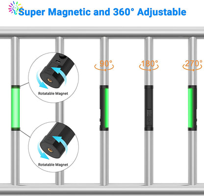 Luxceo P100 Magnetic RGB Video Light with up 6000k Color with Remote Control Temperature