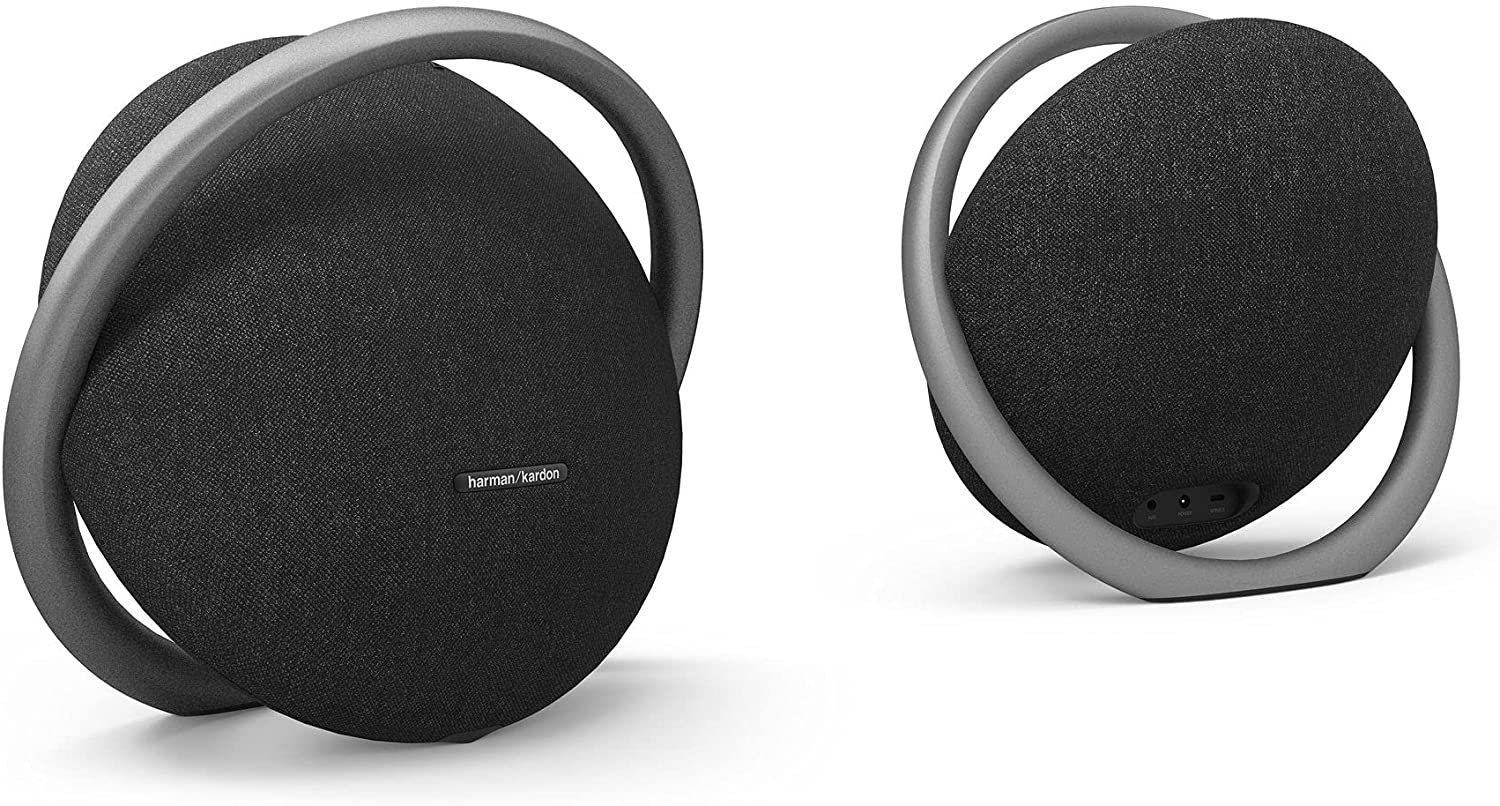 Harman Kardon Onyx Studio 7 Portable Wireless Bluetooth Speaker with up to  8hours Playtime and Dual Tweeters (Black, Grey)