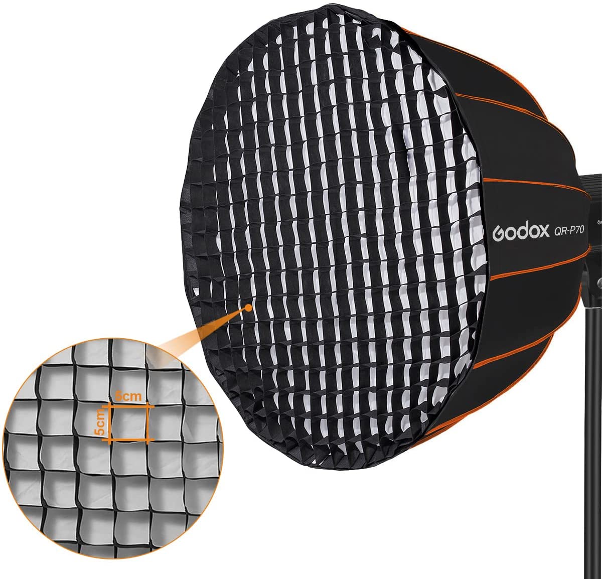 Godox P70G Grid for QR-P70 Parabolic Softbox with Collapsible Fabric Grid Design