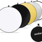 Godox RFT-05-80 Collapsible 5 in 1 80CM Reflector Disc for Studios, Photography, Indoor Outdoor Shoots