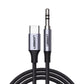 UGREEN USB-C Male to 3.5mm AUX Male High Fidelity Audio Cable with Nylon Braiding Cord for Smartphones and Music Players (1M) | 30633