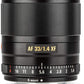 VILTROX AF 33mm 1.4 XF Prime Autofocus Lens for Fuji X-mount Mirrorless Camera