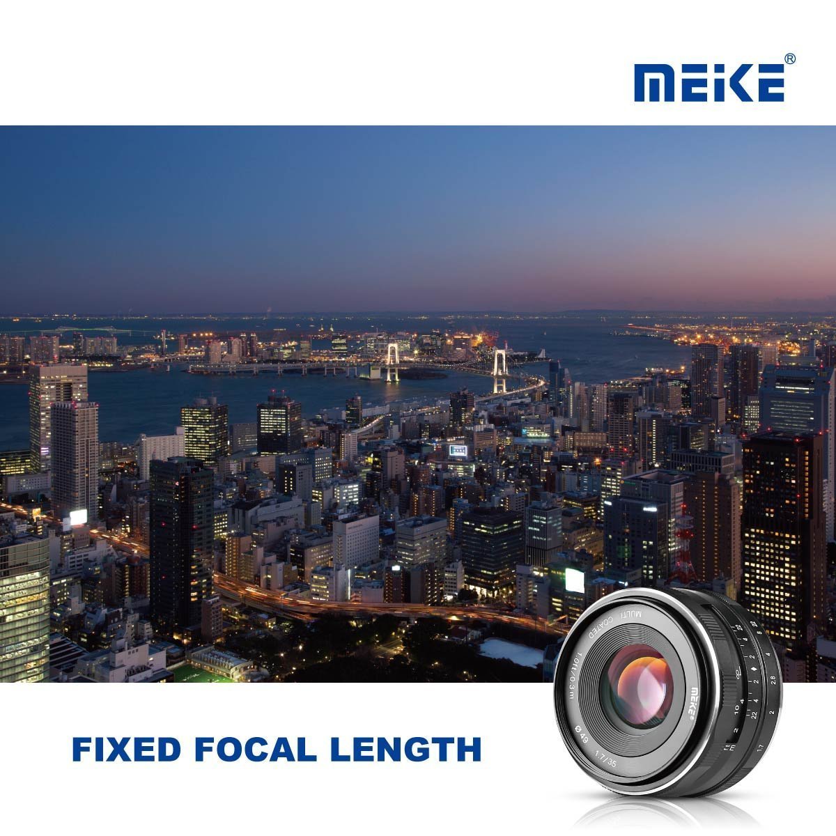 Meike MK-50mm 50mm f 2.0 Large Aperture Manual Focus Lens APS-C For 4/3 System Mirrorless Cameras Olympus/Panasonic/Lumix Mirrorless Camera