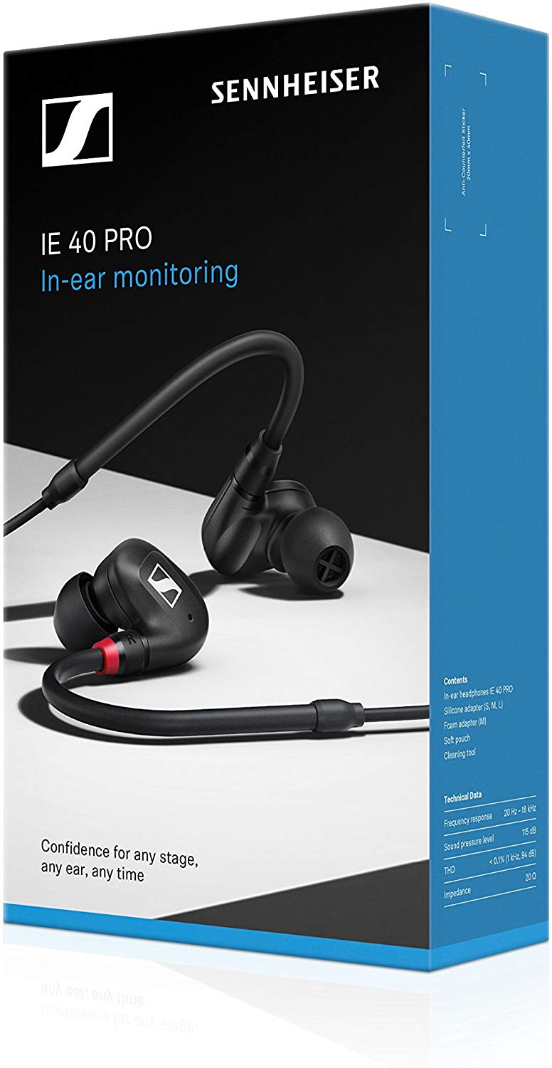 Sennheiser IE 40 PRO In-Ear Monitoring Headphones