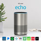 All New Amazon Echo 2nd Generation 2017 Silver with improved sound powered by Dolby
