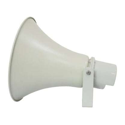 KEVLER HS-50S 13" 6W Aluminum PA Horn Speaker with 109dB Sensitivity, Built-In 100V Multi-Tap Transformer, 380Hz-8KHz Max Frequency and Clear Vocals