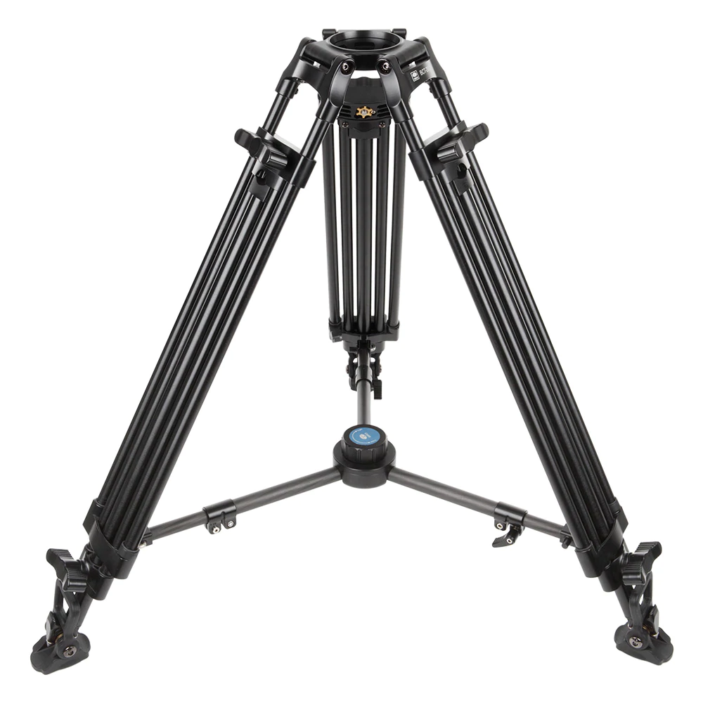 Sirui Professional Aluminum Video Tripod with 75mm Bowl 22lb Payload (Head Not Included) (BCT-2003) for Photography and Videography