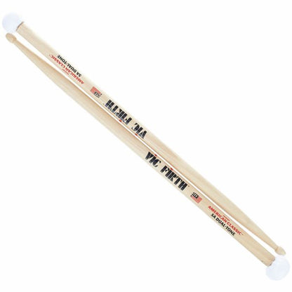 Vic Firth American Classic 5A Hickory Wood Drumsticks (Pair) Drum Sticks for Drums and Percussion (Multiple Styles Available)