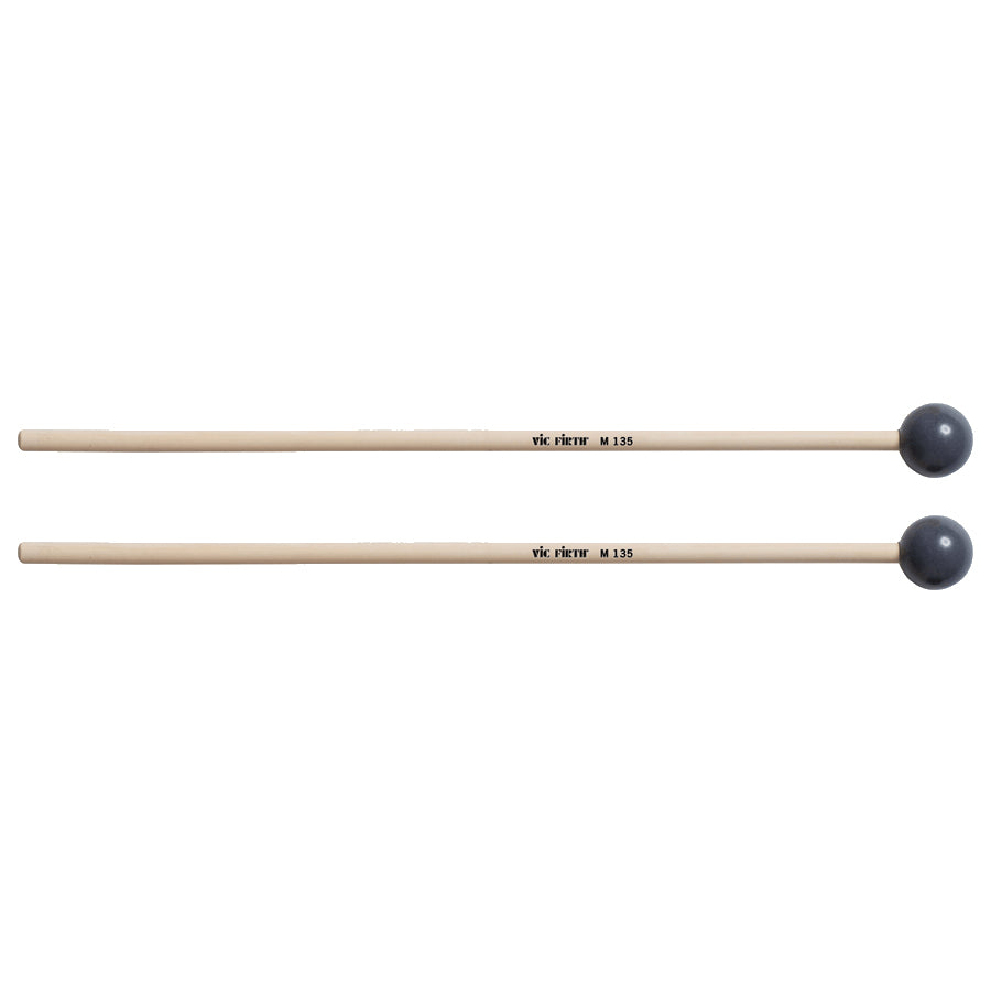 Vic Firth M135 Hard Orchestral PVC Percussion Keyboard Mallets for Xylophone and Bells