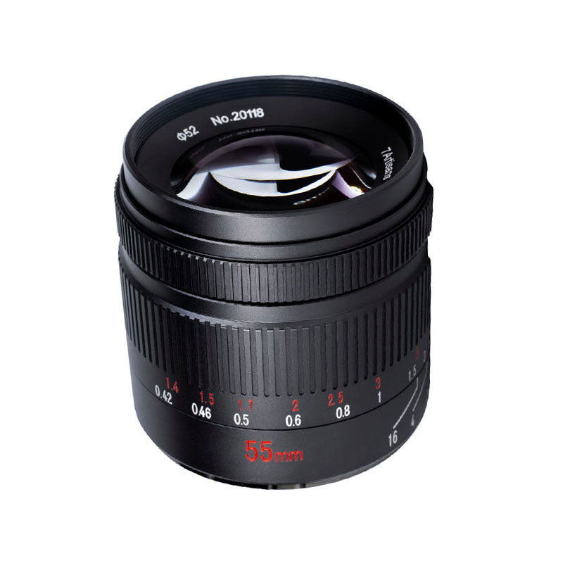 7Artisans Photoelectric 55mm f/1.4 Portrait-Length Prime Lens for M43 Micro Four Thirds Cameras