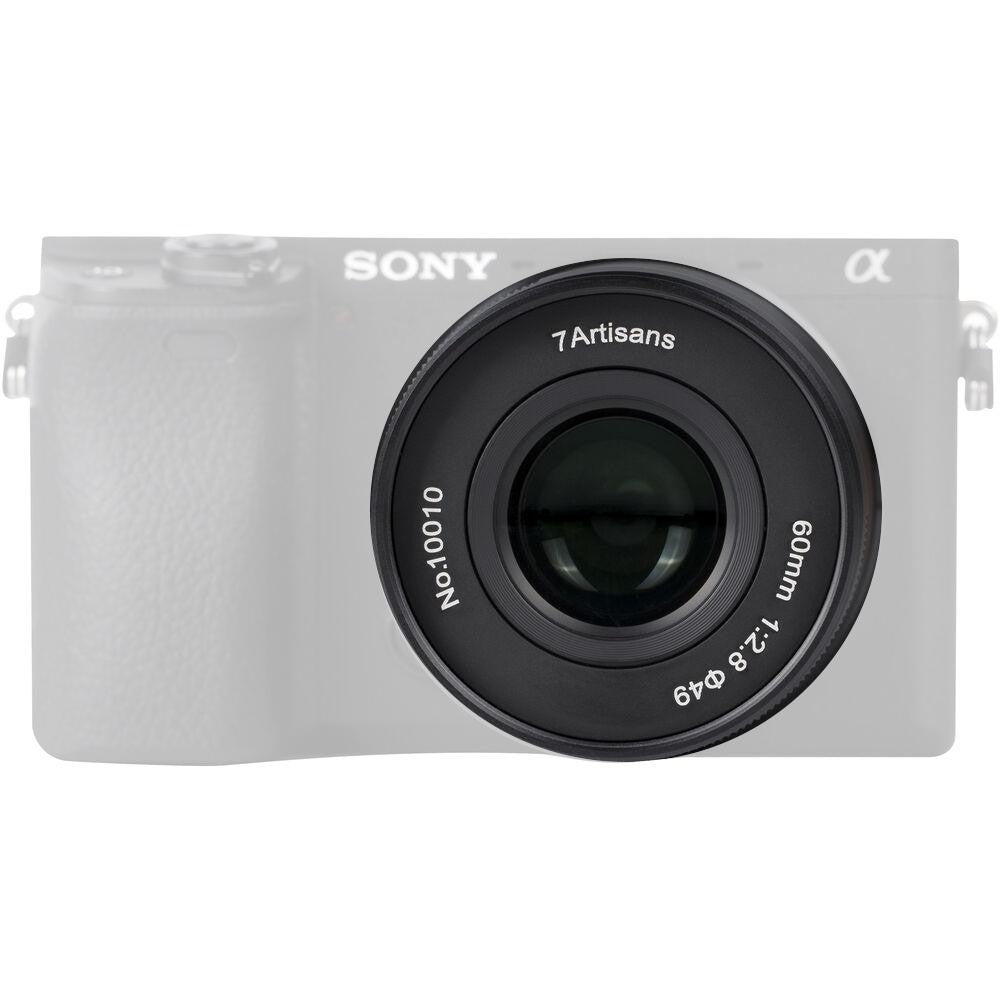 7Artisans Photoelectric 60mm f/2.8 APS-C Format Macro Telephoto Prime Lens for Sony E-Mount Cameras