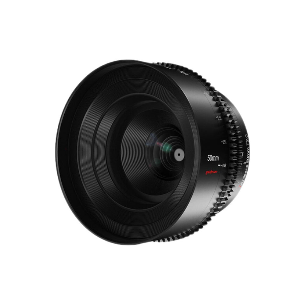 7Artisans Spectrum 50mm T2.0 Full Frame MF Manual Focus Prime Cine Lens with Cinema Grade 0.8 MOD Focus and Iris Gears for Nikon Z Mount Mirrorless Cameras