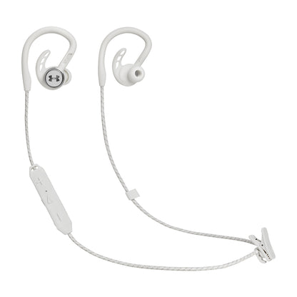 [CLEARANCE] JBL Under Armour Pivot Black Wireless Sport In-Ear Headphones Sweatproof Waterproof Workout Athletics (Black, White)